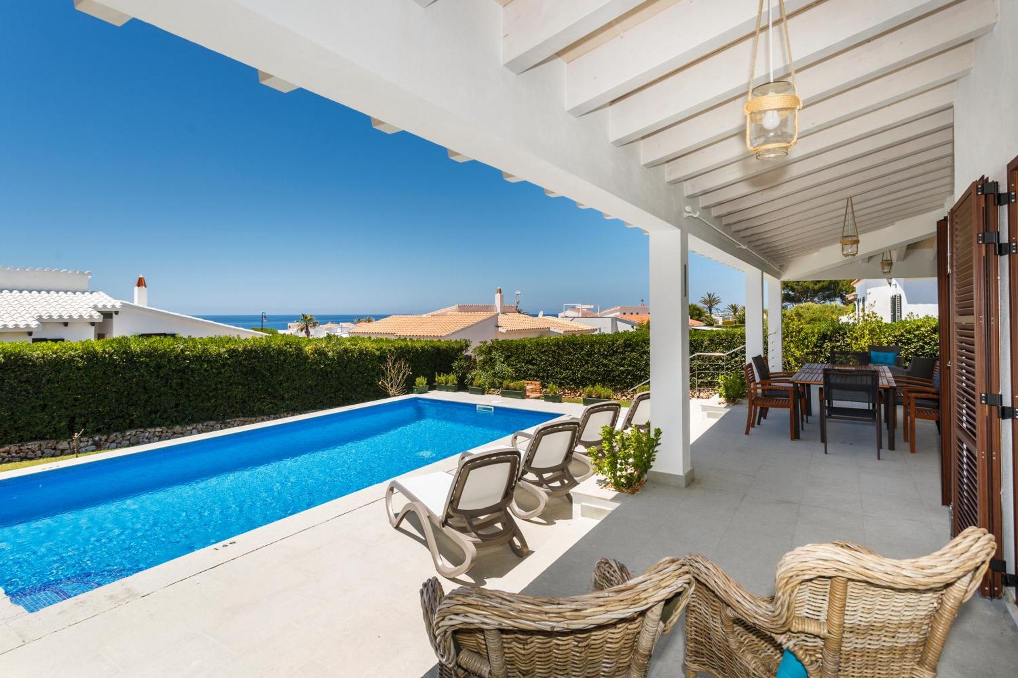 Bini Sole - Villa De Lujo Con Piscina En Menorca Binibeca Exteriér fotografie