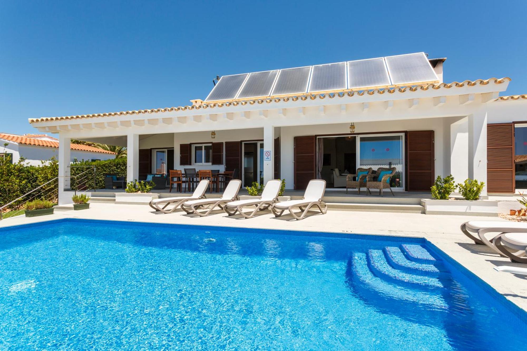 Bini Sole - Villa De Lujo Con Piscina En Menorca Binibeca Exteriér fotografie